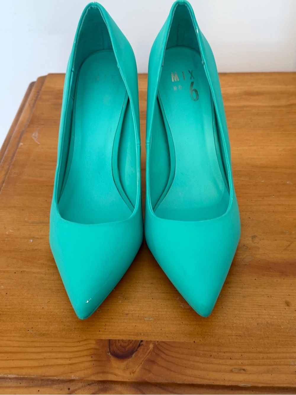 Mix No. 6 Turquoise Pointed-Toe Pumps